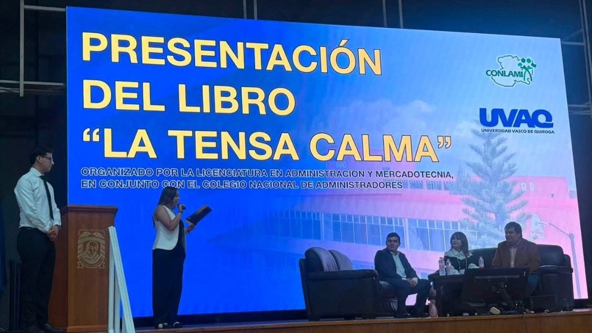 Presentación del libro La Tensa Calma de Bryan Ramírez Huerta en la UVAQ